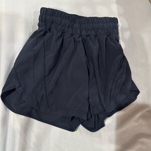 Women's Lululemon Hotty Hot Navy Blue Shorts